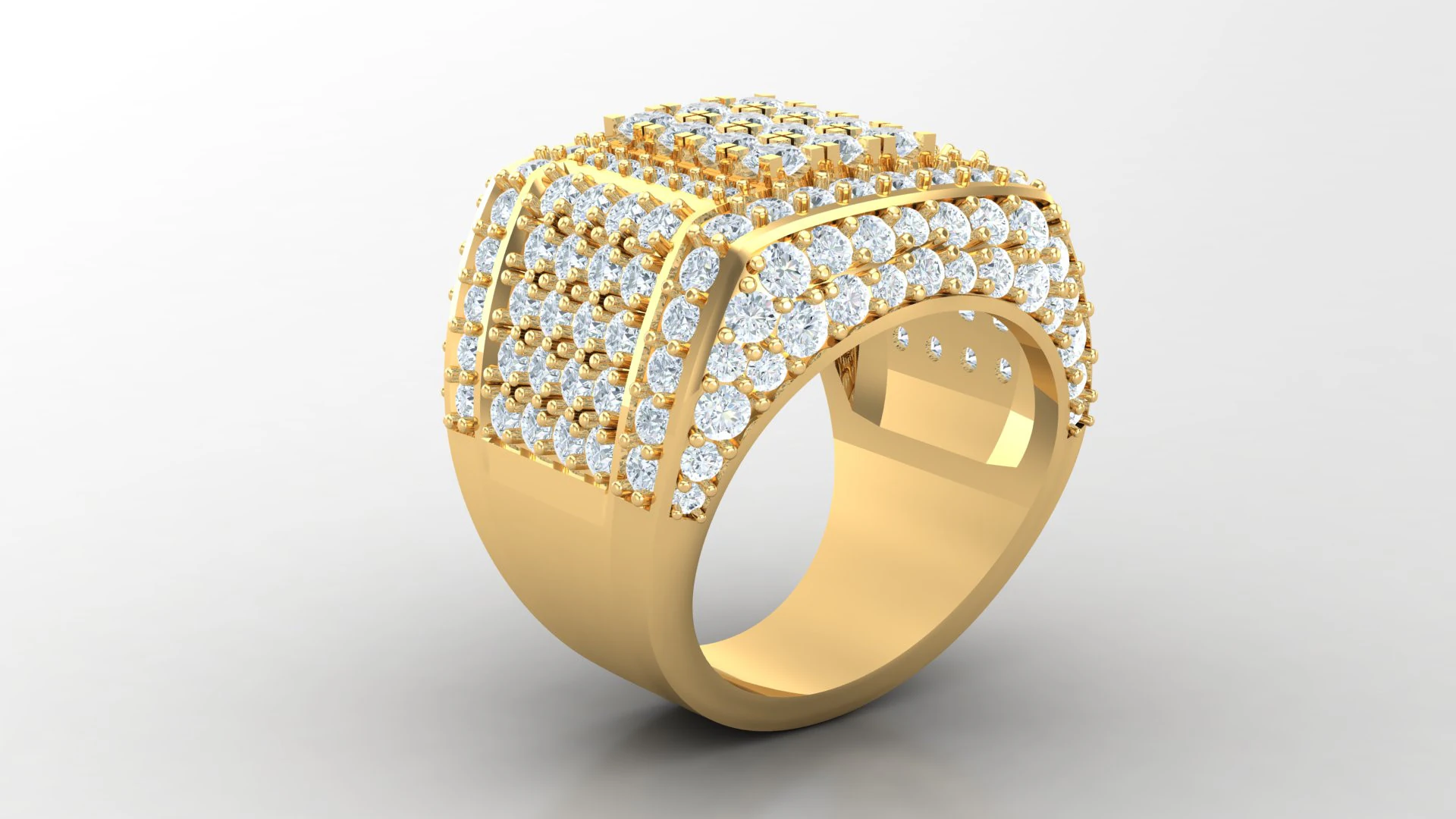 Man Ring Cad File Printing 3D Print Model .c4d .max .obj .3ds .fbx .stl .blend 