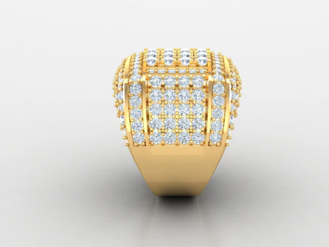 Man Ring Cad File Printing 3D Print Model