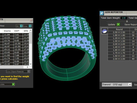 Man Ring Cad File Printing Modèles 3D en vedette