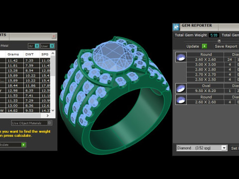 Man Ring Cad File Printing 3D 打印模型