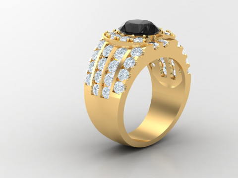 Man Ring Cad File Printing 3D 打印模型