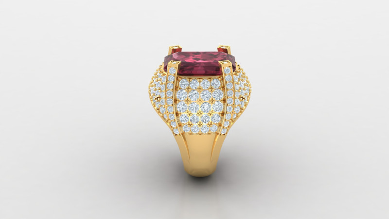 Man Ring Cad File Printing 3D-printmodel .c4d .max .obj .3ds .fbx .stl .blend 