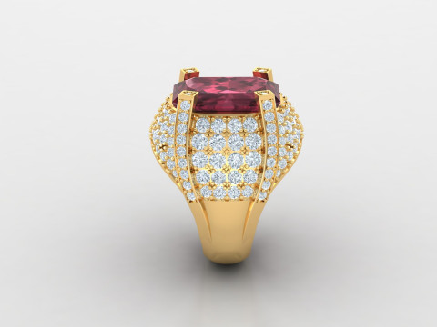 Man Ring Cad File Printing 3D-printmodel