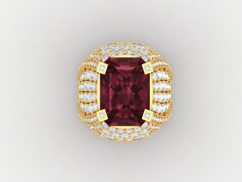 Man Ring Cad File Printing 3D-printmodel
