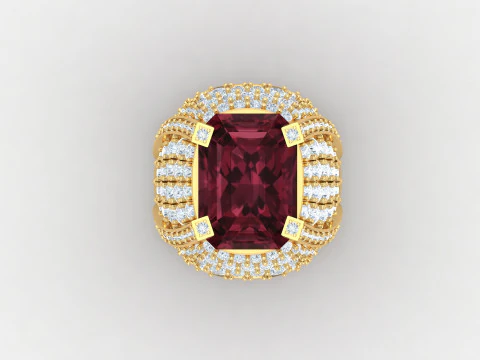 Man Ring Cad File Printing 3D Print Model
