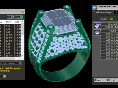 Man Ring Cad File Printing 3D-printmodel