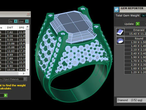 Man Ring Cad File Printing 3D Print Model