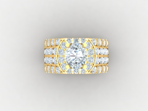 Man Ring Cad File Printing Model do druku 3D