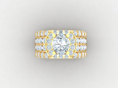 Man Ring Cad File Printing 3D Print Model