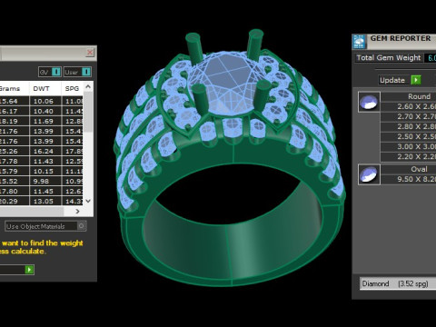 Man Ring Cad File Printing Model do druku 3D