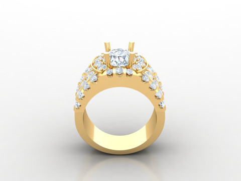 Man Ring Cad File Printing Model do druku 3D