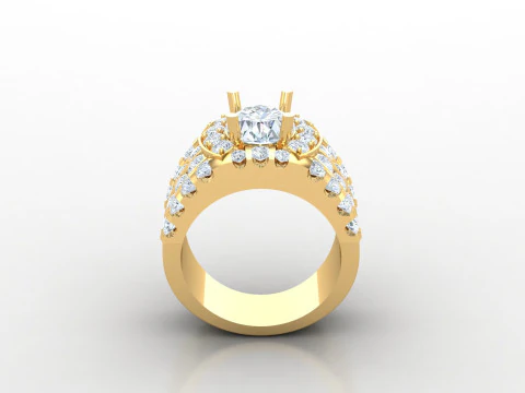 Man Ring Cad File Printing 3D Print Model