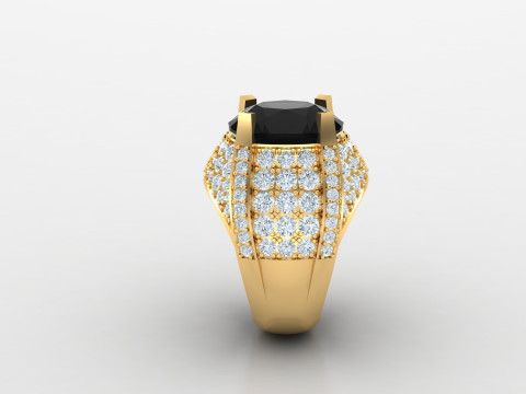 Man Ring Cad File Printing 3D Принт Модель