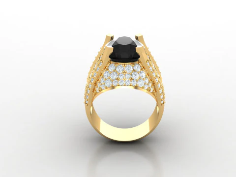 Man Ring Cad File Printing 3D Print Model