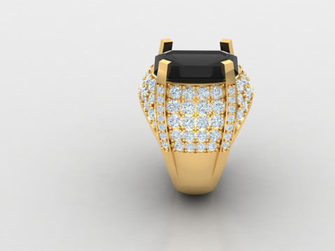 Man Ring Cad File Printing Modelo de Impressão 3D