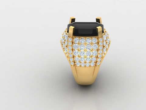 Stampa file Cad anello uomo Modello di stampa 3D