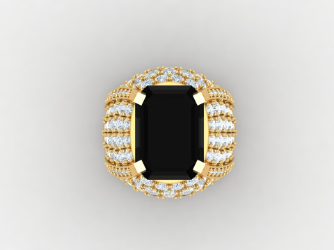 Man Ring Cad File Printing 3D प्रिंट मॉडल