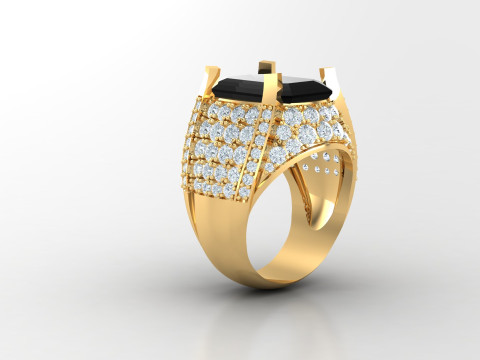 Man Ring Cad File Printing 3D प्रिंट मॉडल