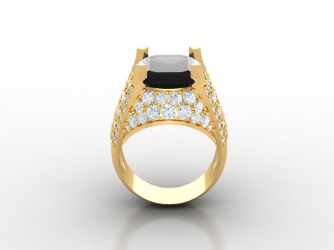 Man Ring Cad File Printing 3D प्रिंट मॉडल