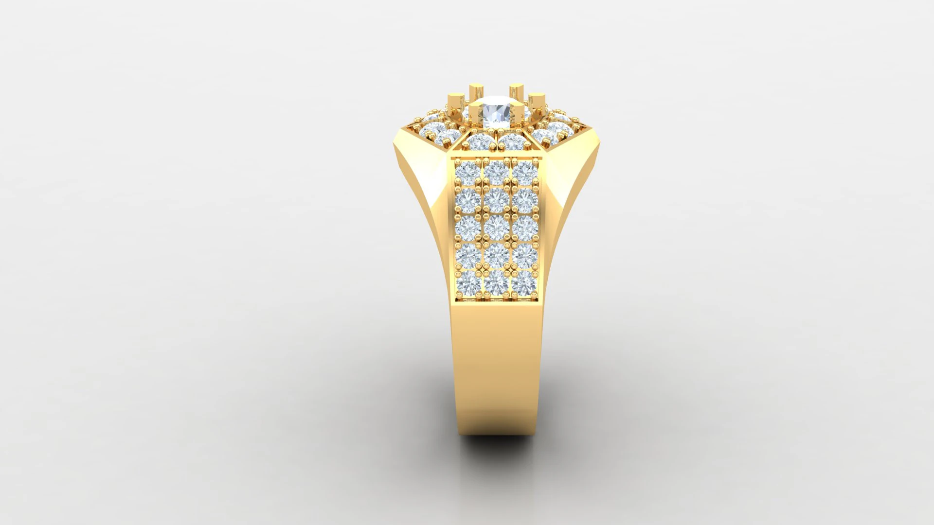 Man Ring Cad File Printing 3D Print Model .c4d .max .obj .3ds .fbx .stl .blend 