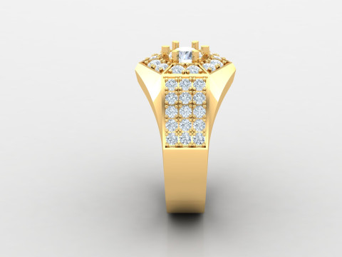 Man Ring Cad File Printing 3D 打印模型