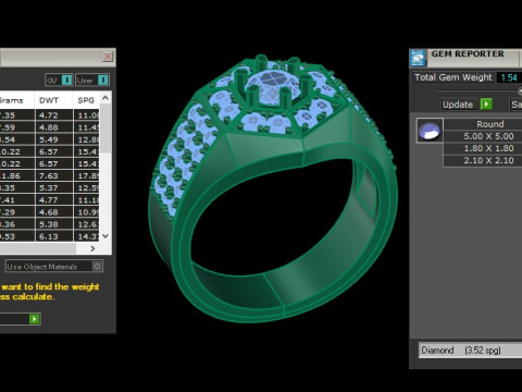 Man Ring Cad File Printing Modèles 3D en vedette