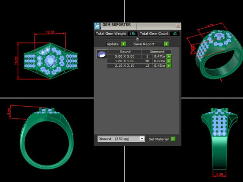 Man Ring Cad File Printing 3D Print Model