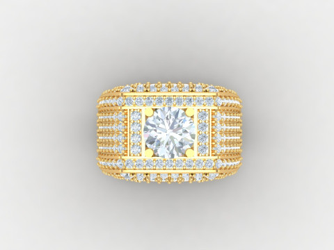 Man Ring Cad File Printing 3D 프린트 모델
