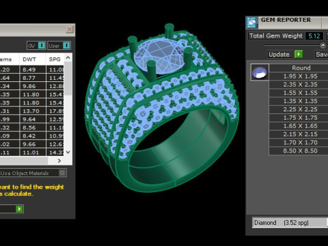 Man Ring Cad File Printing 3D 프린트 모델