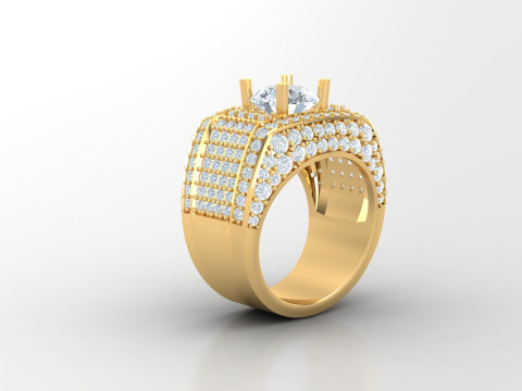 Man Ring Cad File Printing 3D 프린트 모델