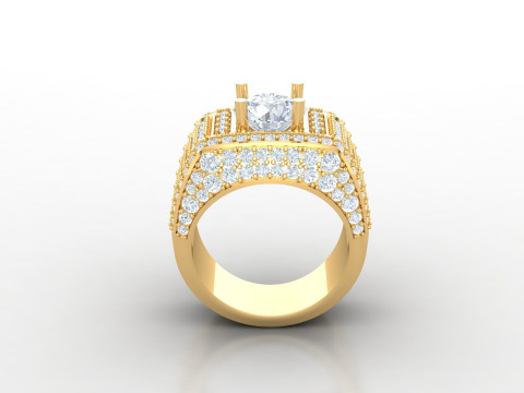 Man Ring Cad File Printing 3D 프린트 모델