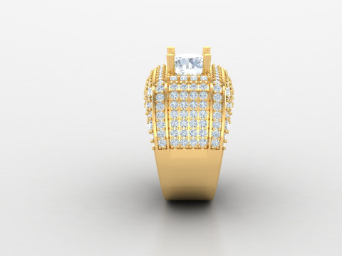 Man Ring Cad File Printing 3D 프린트 모델