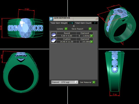 Man Ring Cad File Printing 3D Print Model
