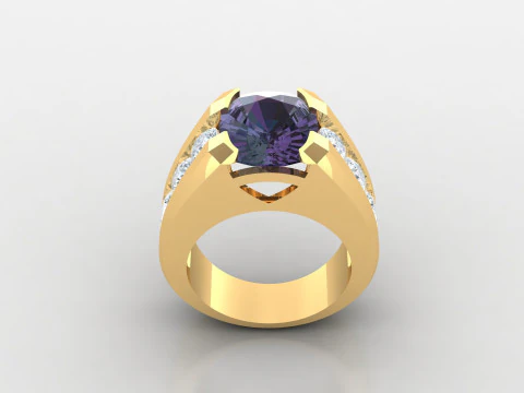 Man Ring Cad File Printing 3D Print Model