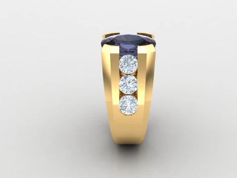 Man Ring Cad File Printing 3D Print Model