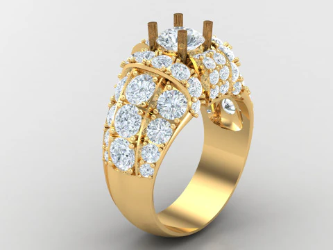 Man Ring Cad File Printing 3D Print Model