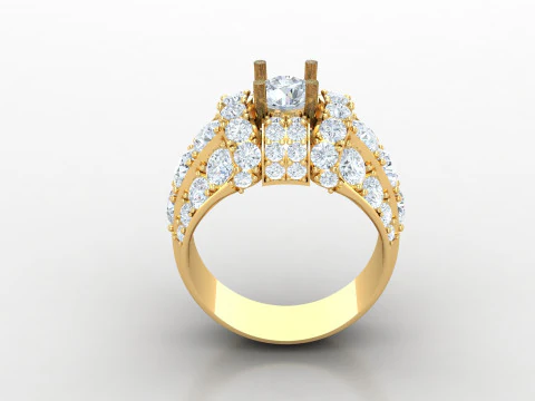 Man Ring Cad File Printing 3D Print Model