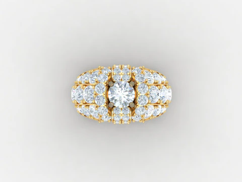 Man Ring Cad File Printing 3D Print Model