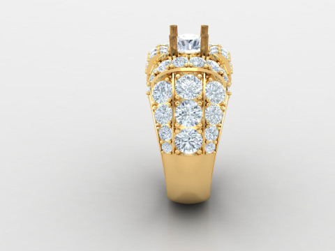 Man Ring Cad File Printing 3D Print Model