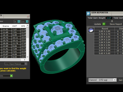 Man Ring Cad File Printing 3D Принт Модель