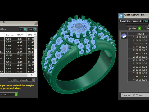 Man Ring Cad File Printing 3D Print Model