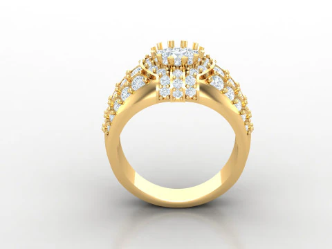 Man Ring Cad File Printing 3D Print Model