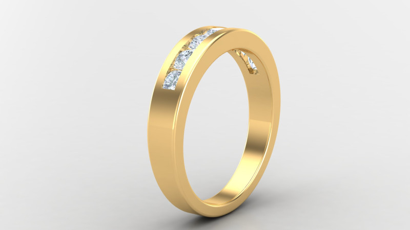 Man Ring Cad File Printing Modello di stampa 3D .c4d .max .obj .3ds .fbx .stl .blend