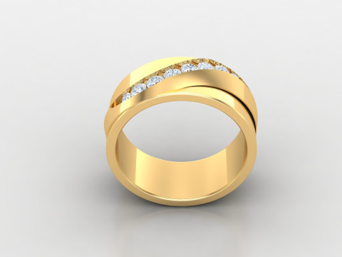 Man Ring Cad File Printing Modello di stampa 3D