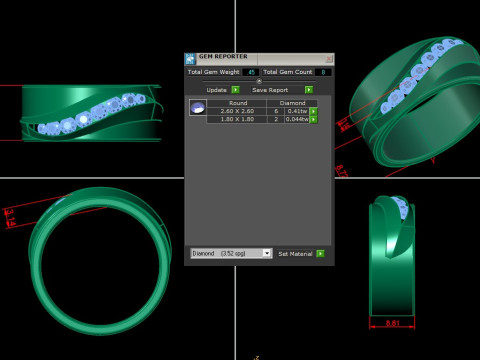 Man Ring Cad File Printing 3D Print Model