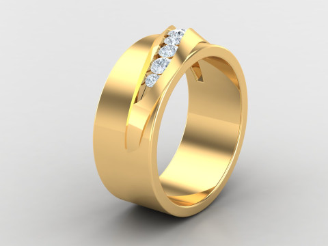 Man Ring Cad File Printing 3D Print Model