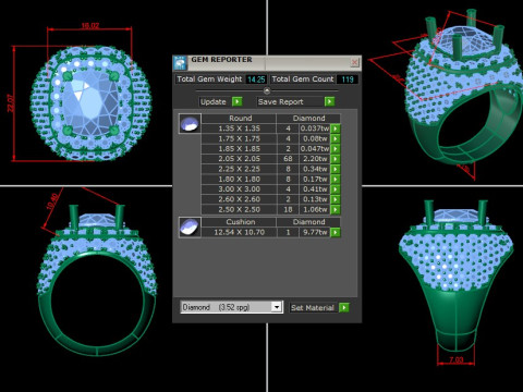 Man Ring Cad File Printing Model Cetak 3D