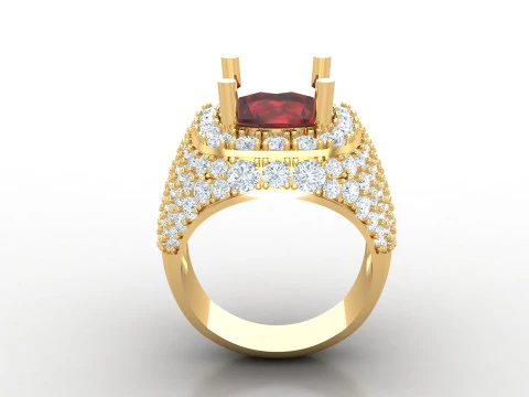 Man Ring Cad File Printing 3D Print Model