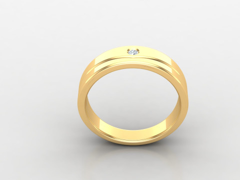 Man Ring Cad File Printing Modèles 3D en vedette
