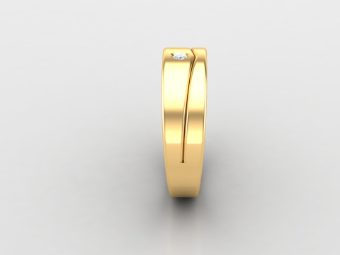Man Ring Cad File Printing 3Dプリントモデル
